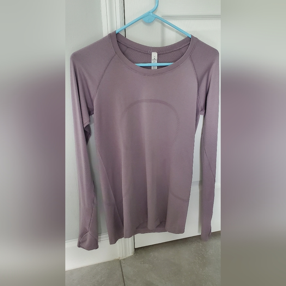 Lululemon swiftly long sleeve top Violet verbana